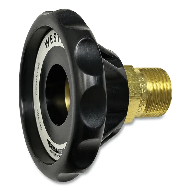 Regulator Inlet Nut, Argon/Helium/Nitrogen, Plastic, CGA-580