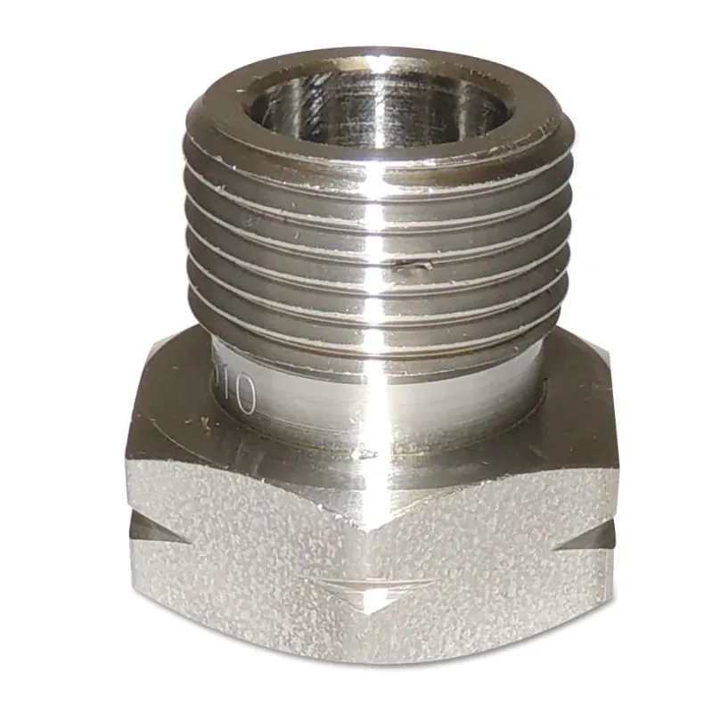 Regulator Inlet Nut, Industrial Air, Brass, CGA-590, 0.96 in to 14 NGO, LH Female