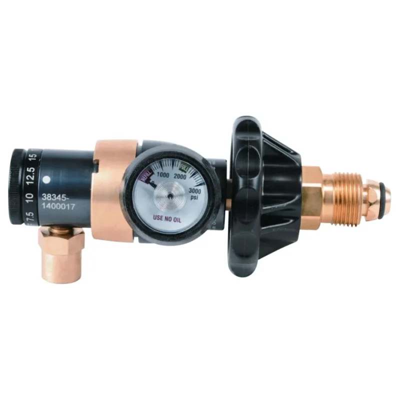Regulator, CO2/Argon, 0 to 60 CFH, CGA-580, 3000 psi inlet