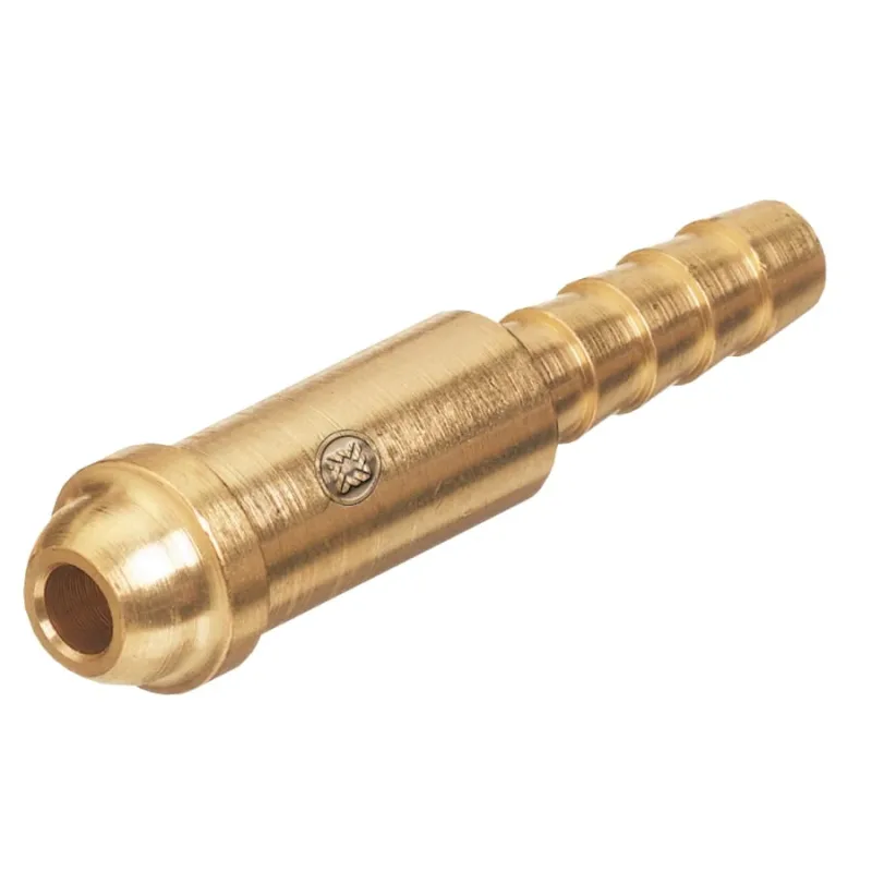 Inert Arc Nipple, 200 psig, Brass, B-Size 5/8 in-18