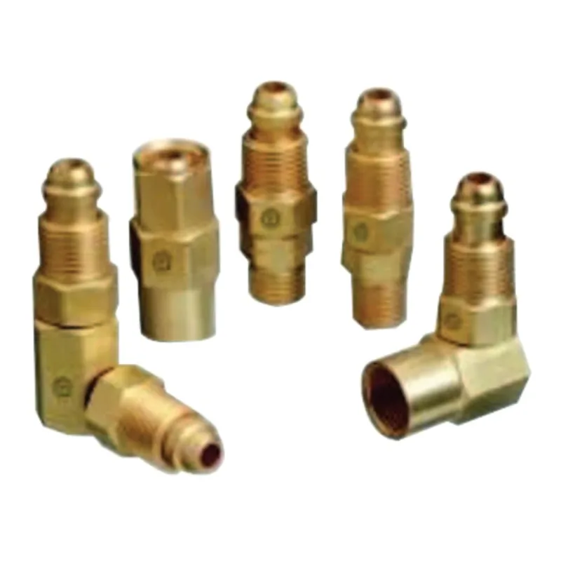 Inert Arc Hose & Torch Adaptor, Brass, Straight, Male/Female, RH to RH