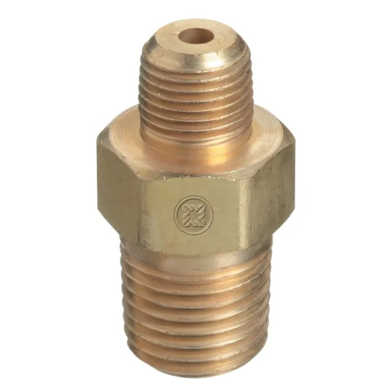 Pipe Thread Reducer Bushings, Adapter, 3,000 PSIG, Brass, 1/4 in; 1/8 in (NPT)