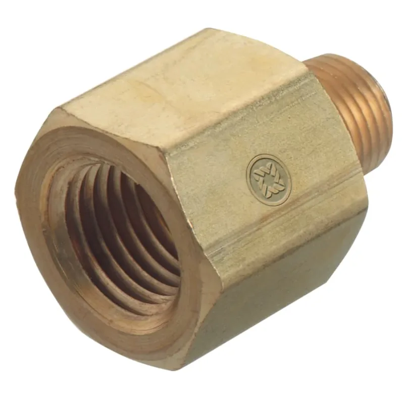 Pipe Thread Adapters, 3,000 PSIG, Brass, 1/4 in (NPT)