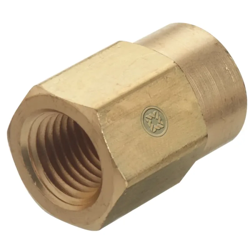Pipe Thread Reducer Couplings, Connector, 3,000 PSIG, Brass, 1/4 in; 1/8" (NPT)