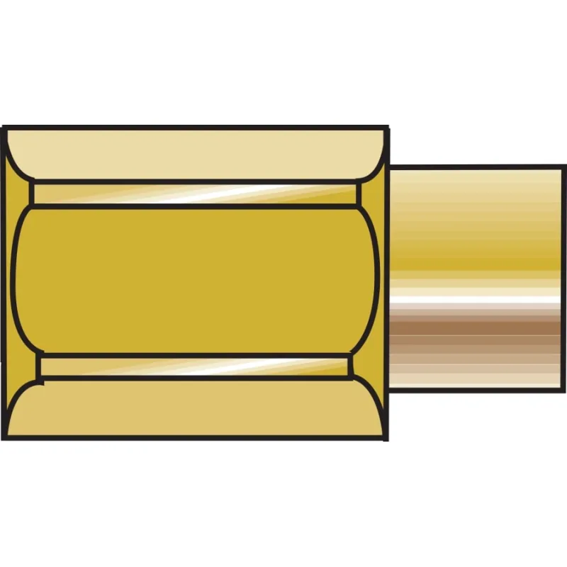 Manifold Tubing Adaptor Bushing, Brass