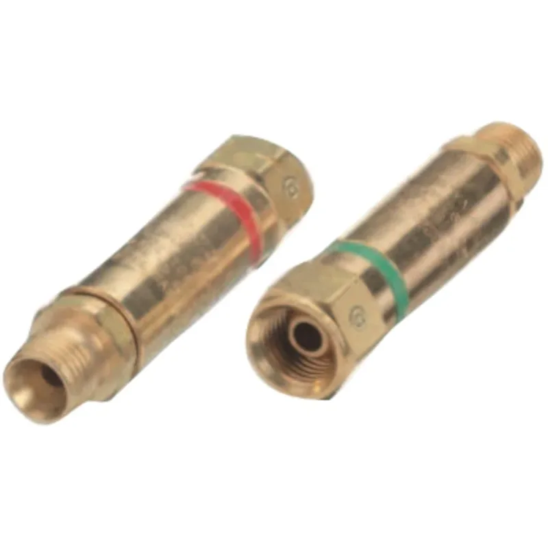 Flashback Arrestor Component, Oxygen/Fuel Gas, Torch, 9/16 in to 18 TPI