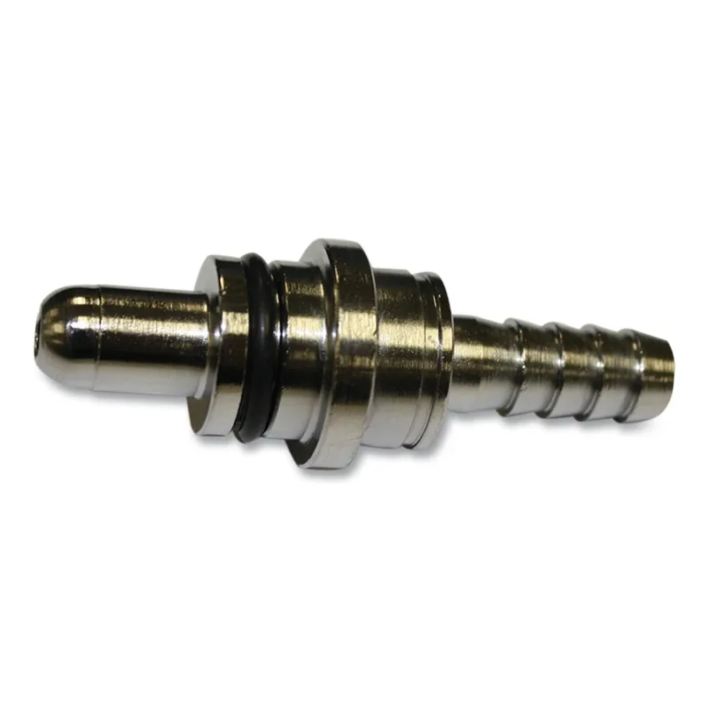 Barbed Hose Nipple, 200 psig, Brass, 3/16 in, Nitrous Oxide