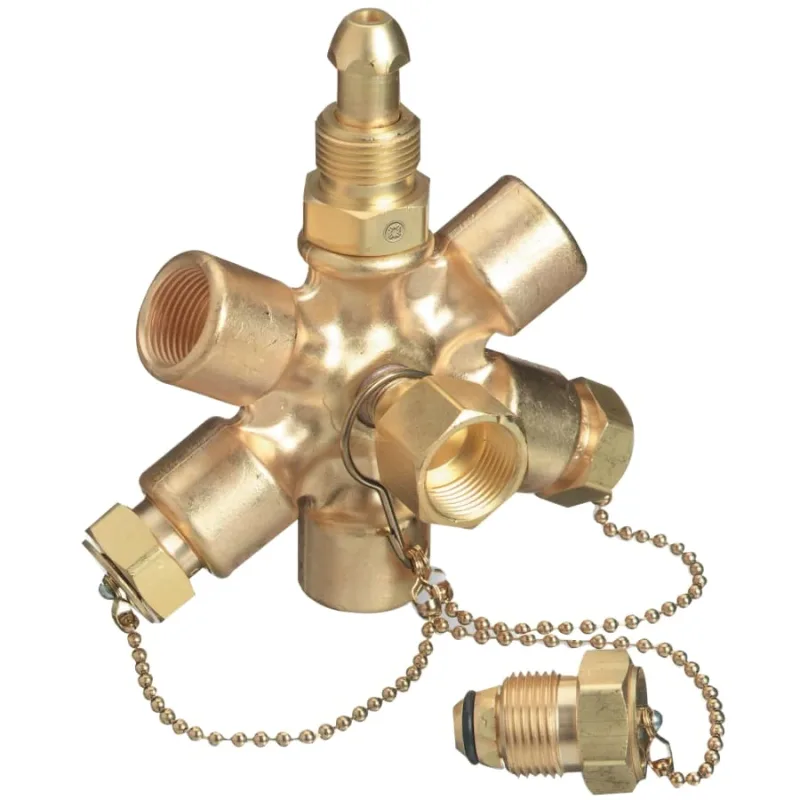 Manifold Block Assembly, 3000 psig, Brass