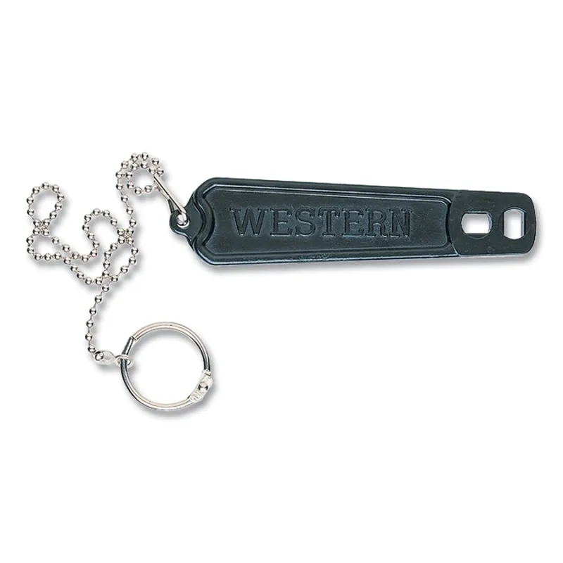 Cylinder Wrench, For Oxygen Cylinders, Metal, with Security Chain