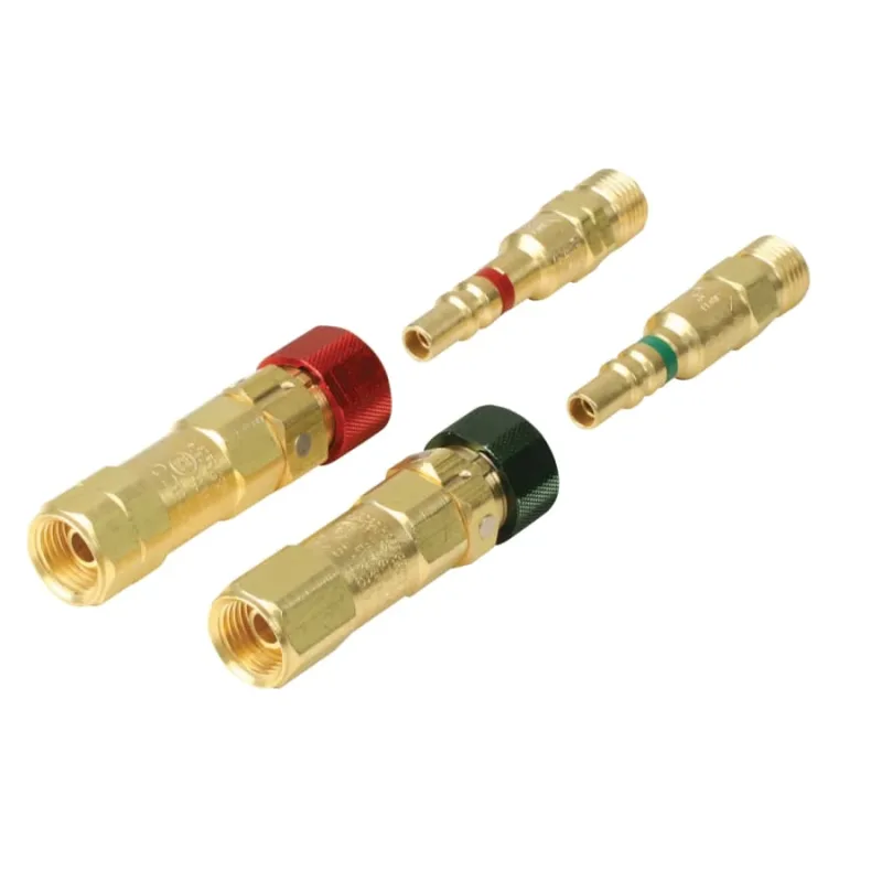 Quick Connects, Regulator to Hose, QDB105 (M) Plug; QDB106 (F) Socket, Oxygen