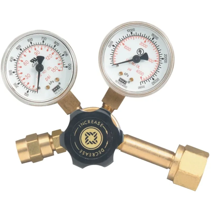 REB Series Light Duty Single Stage Regulator, Oxygen, CGA 540, 3,000 psi inlet
