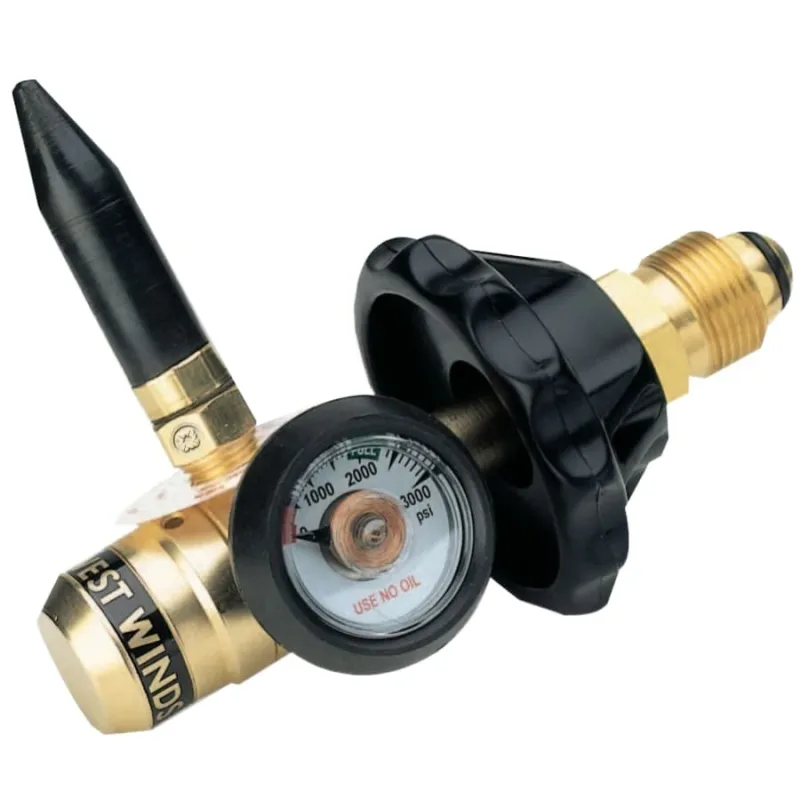 Deluxe Balloon Inflator, Helium, CGA 580, 3000 psi inlet