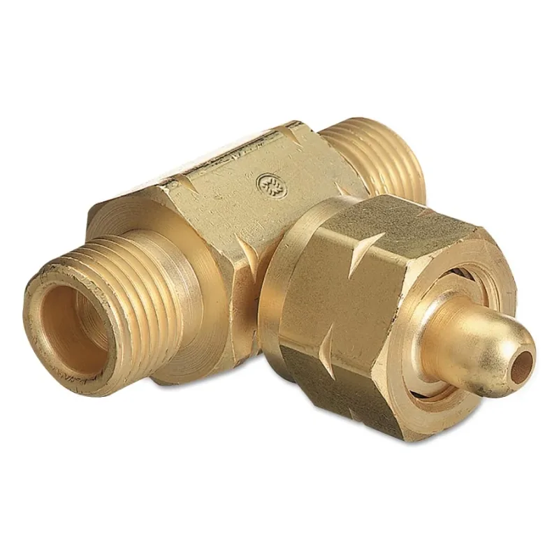 Manifold Coupler Tees, Coupler, 5,500 PSIG, Brass, Air