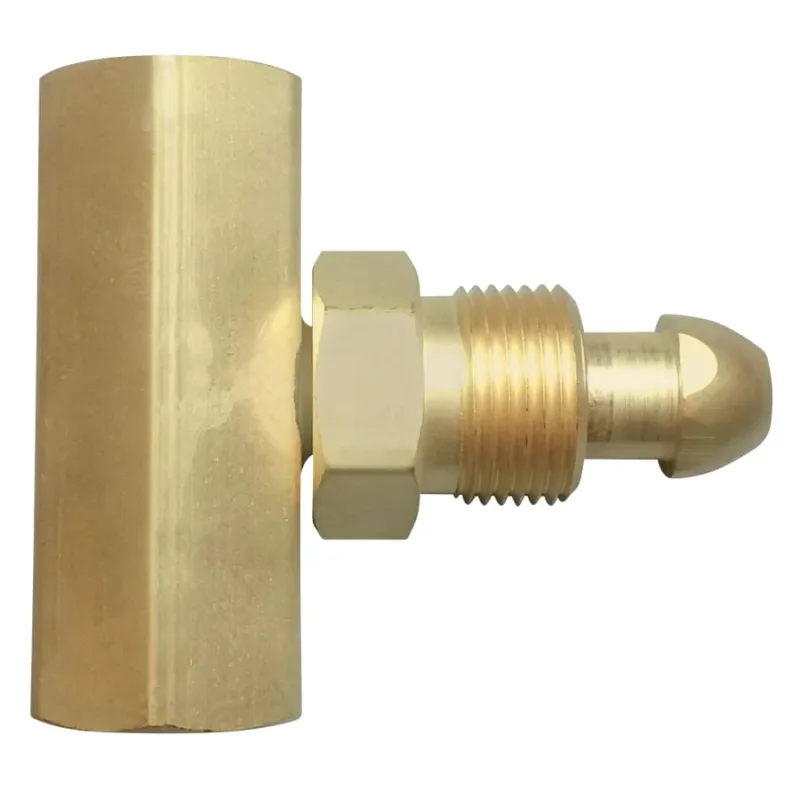 Manifold Coupler Tee, Coupler without Check Valve, 3000 psig, Brass