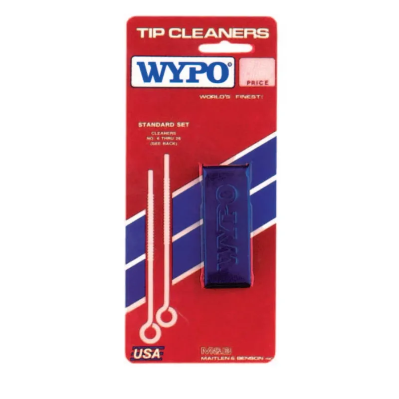 Tip Cleaner Set, Standard, Size 6 to 26, With 13 Cleaners with Case/File