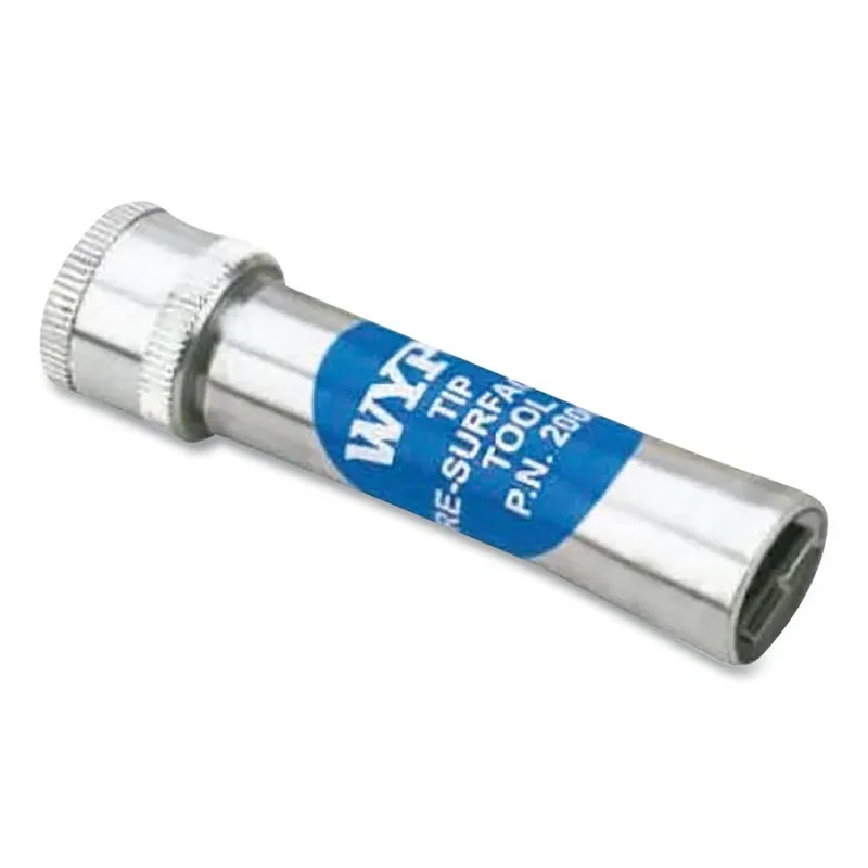 Tip Re-Surfacing Tool, Aluminum Housing and Shaft, Thin Tempered Cutter
