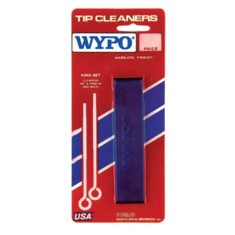 Tip Cleaner Set, King, Size 6 to 26, With 13 Extra Long Cleaners with Case/File