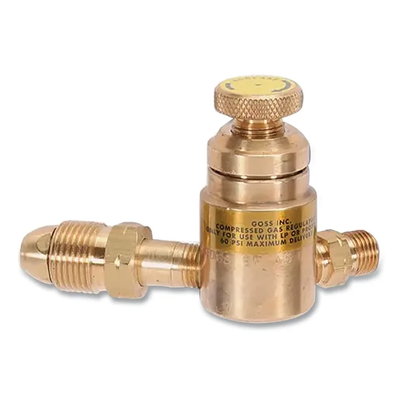 High-Pressure Propane and Propylene Regulator 0 to 70 psi Brass