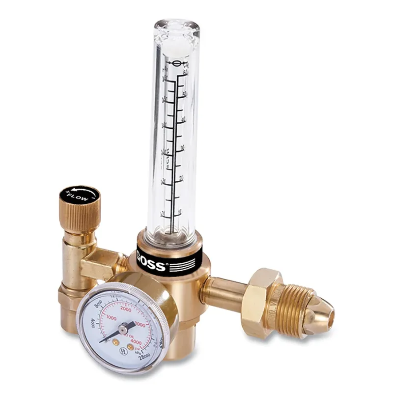 GFMR Series Flowmeter Regulator, Argon/CO2, 0 to 60 SCFH Flow Range, 3000 psi Inlet, CGA 580