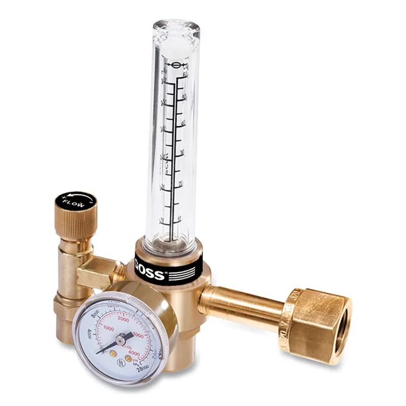 GFMR Series Flowmeter Regulator, with Hose, Argon/CO2, 0 to 60 SCFH Flow Range, 3000 psi Inlet, CGA 320