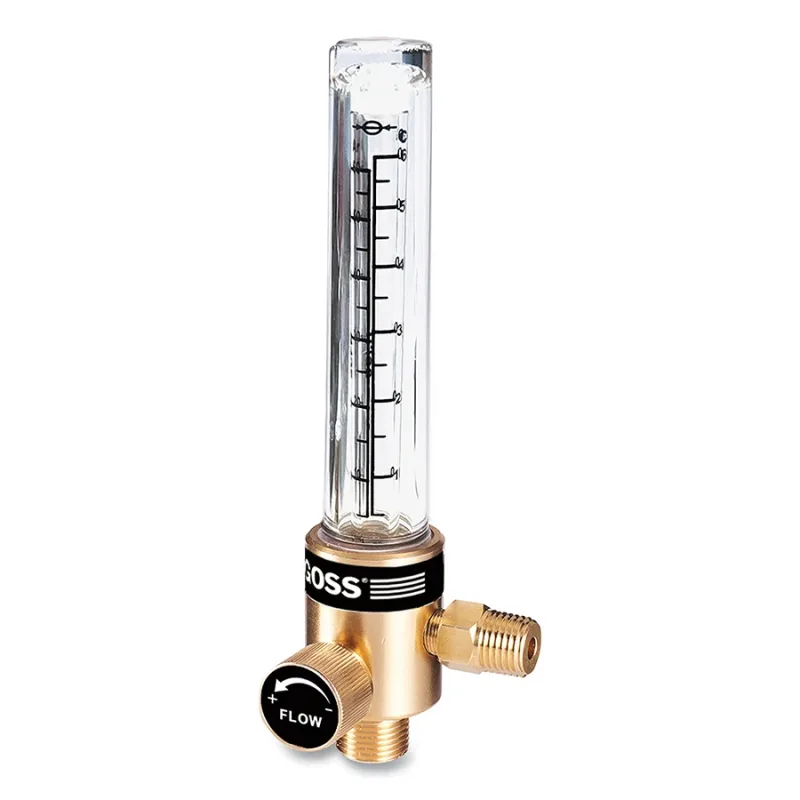 GFTR-60 Series Flowmeters, Argon/CO2, 0 to 60 SCFH Flow Range, 50 psi Inlet