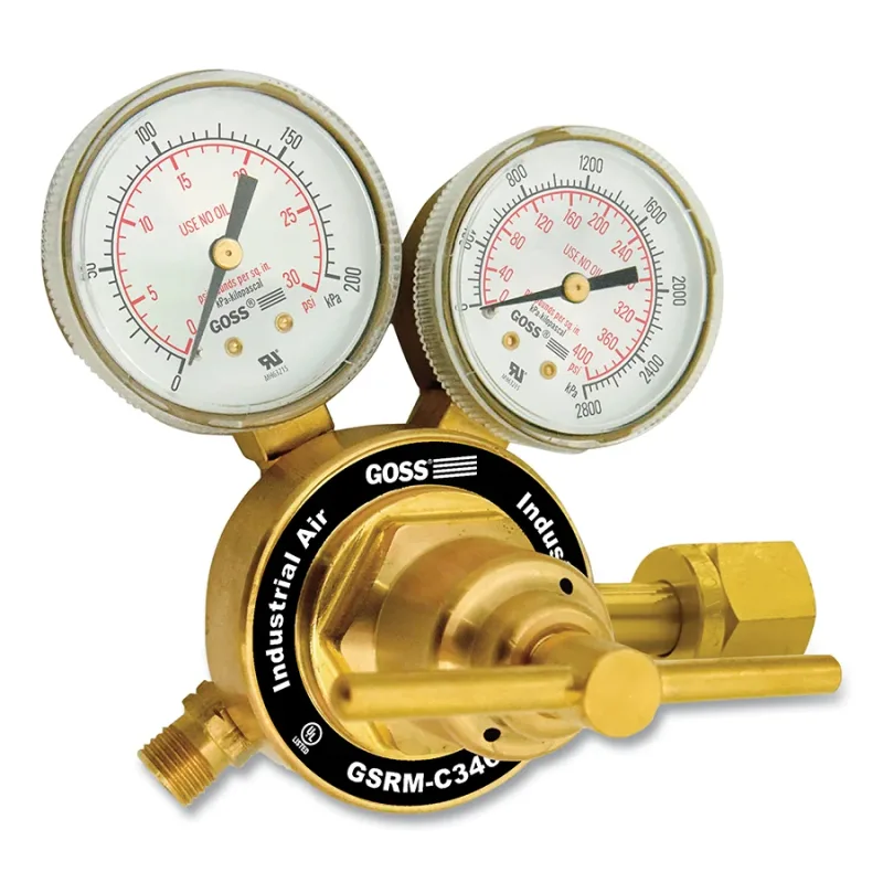 GSRM Series Medium-Duty V-Style Regulator, Medical Air, 180 psi Delivery, 3000 psi Inlet, CGA 346