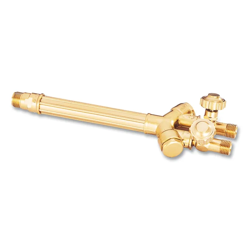 V-Style Torch Handle, Medium Duty, 6 in Cutting Cap, 8-1/2 in L, With Flashback Arrestors