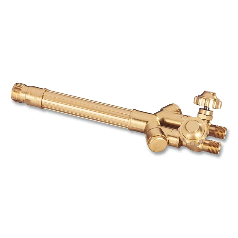 V-Style Torch Handle, Heavy Duty, 8 in Cutting Cap, 9-1/2 in L, With Flashback Arrestors
