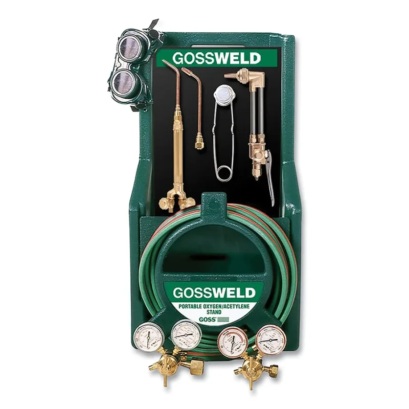 Brazing and Welding Kit, MC Acetylene Regulator, Plastic stand, Heating tip, Braze to 3 in