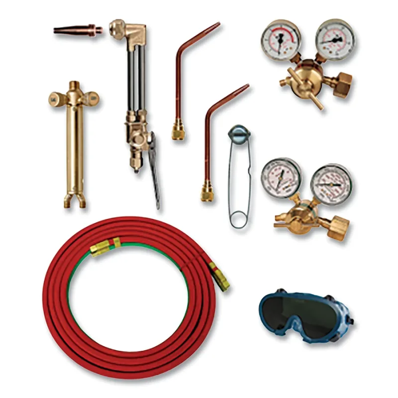 Brazing Welding and Cutting Outfit, 825-M, MC Acetylene Regulator, Compact Design