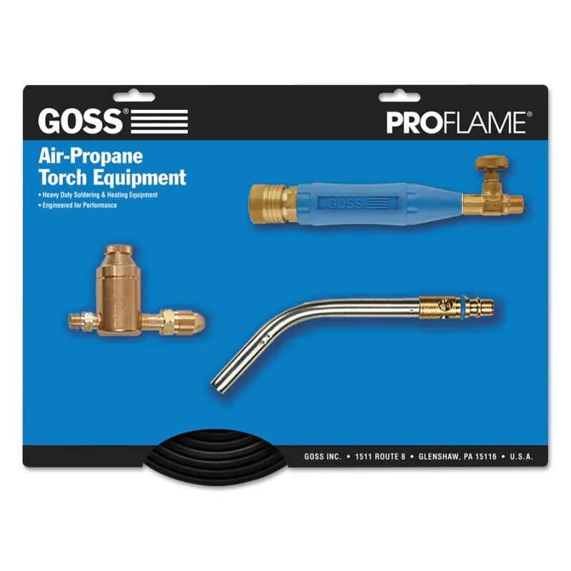 Target® Air-Propane Torch Kit, 1/2 in, GH-4 Handle/HEF-12 Hose/EP-70G Regulator/GT-4 Tip