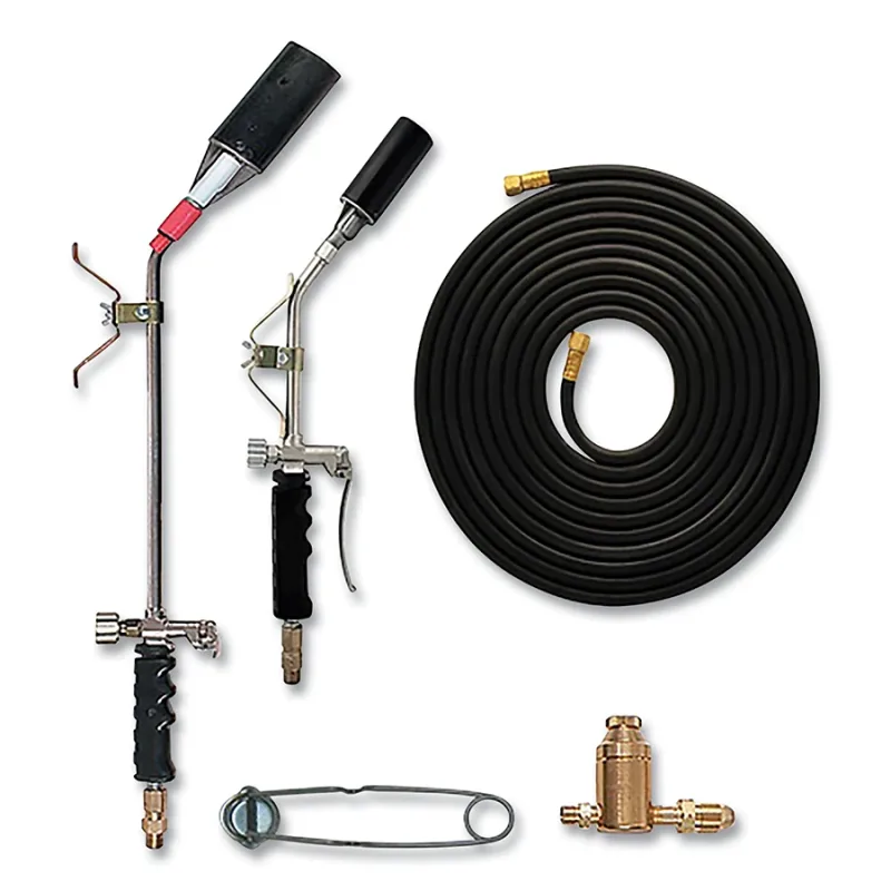 Dual Roofing Torch Kit with 25 ft Hose