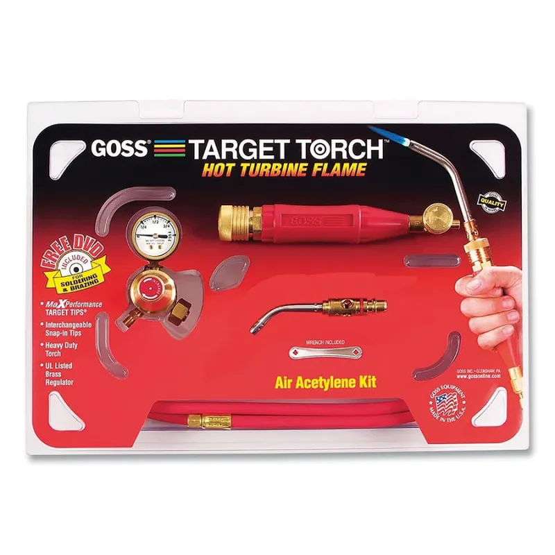 Target Torch™ Air-Acetylene Kit, 3/8 in, MC Cylinder Reg Fitting, GA-5 Tip