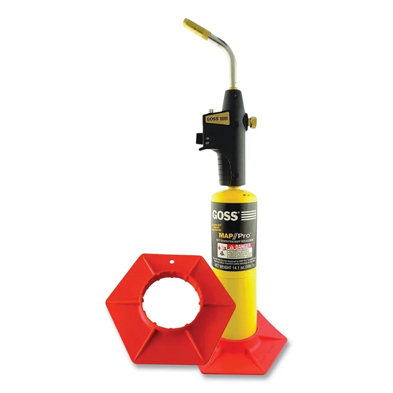 Torch Holder Stand, Holds Torch Cylinder, Orange