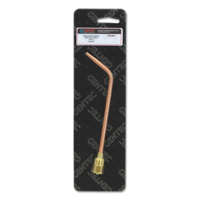 Welding Nozzles, Type W-J, Size 4, Skin Packed
