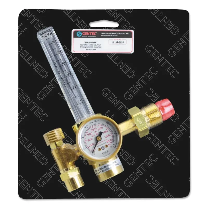 Flowmeters/Regulators, Argon, CGA 580, 4,000 psi inlet
