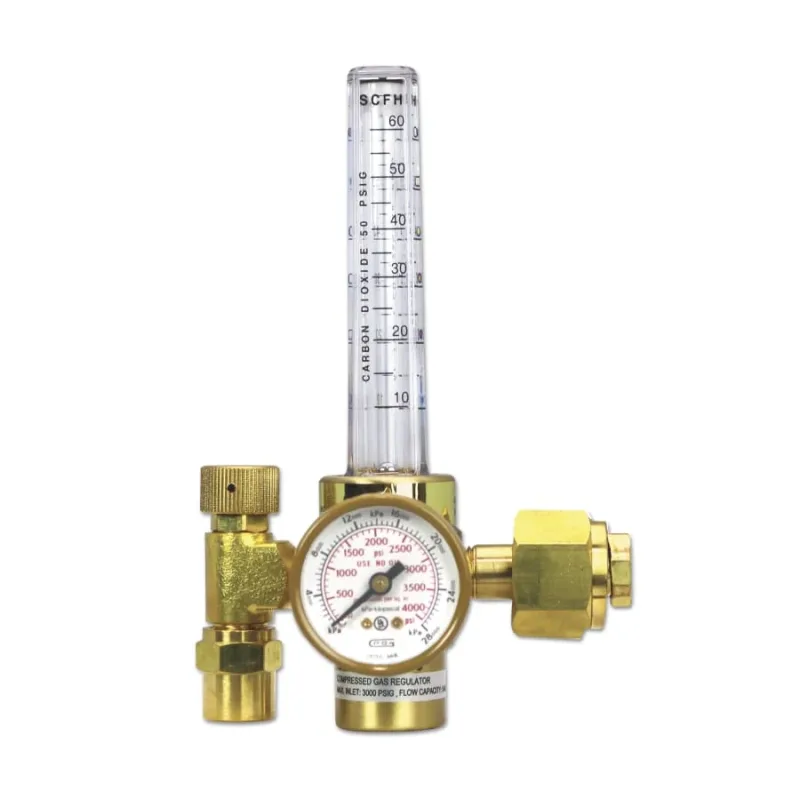 Flowmeters/Regulators, Carbon Dioxide, CGA 320, 4,000 psi inlet
