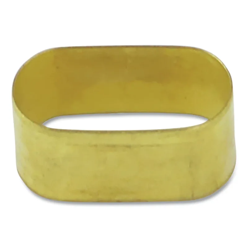 Hose Brace for Twin Hose, 3/16 in, Brass, 0.448 in x 0.890 in