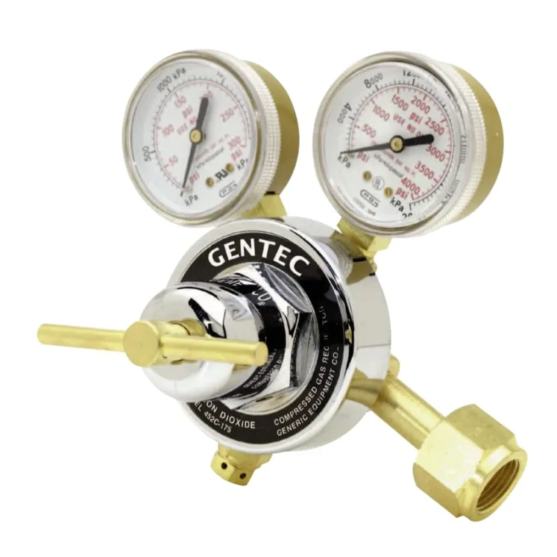 Single Stage Regulators, Carbon Dioxide, CGA 320, 4,000 psi inlet