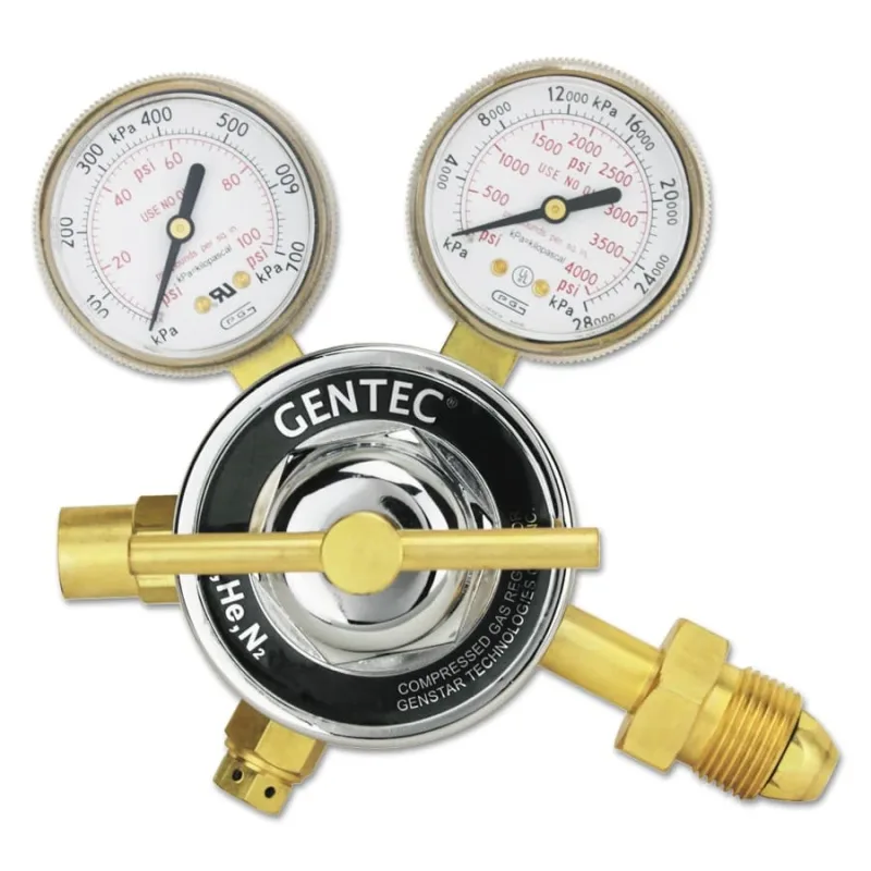 Single Stage Regulators, Inert Gases, CGA 580, 4,000 psi inlet