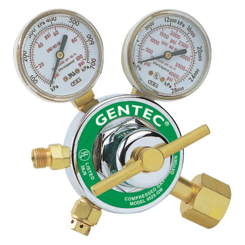 Single Stage Regulators, Oxygen, CGA 540, 4,000 psi inlet