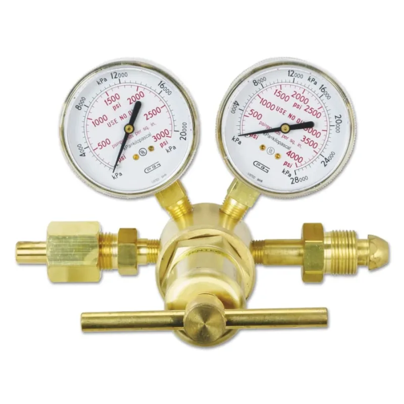 Piston Regulators, Inert Gas, CGA 580, 4,000 psi inlet