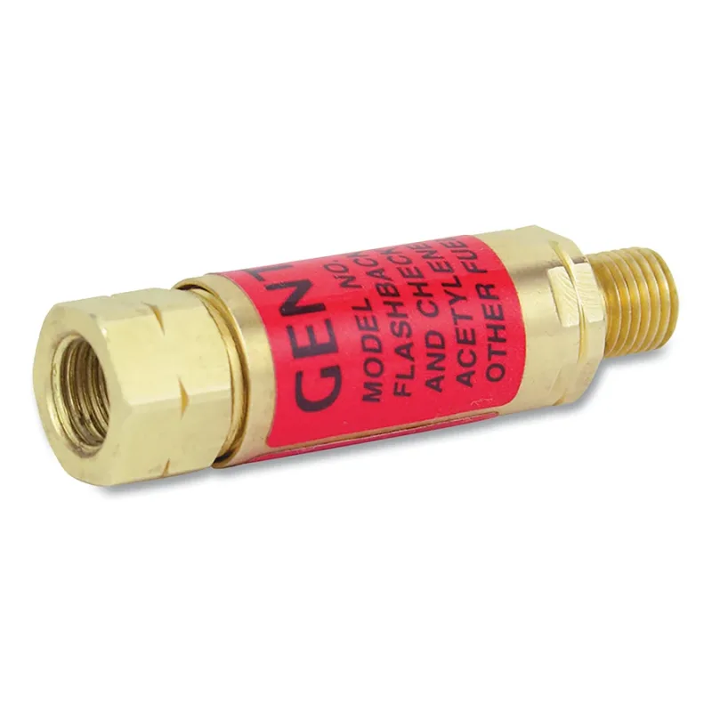 Flashback Arrestor, Fuel, Filtered Torch Single, 3/8 in-24 LH (A)