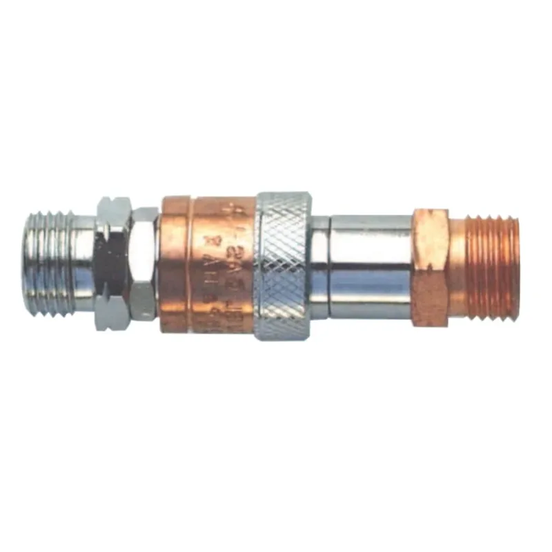 Quick Connectors, Hose-to-Hose Connector, 29 psi, Fuel/Oxygen