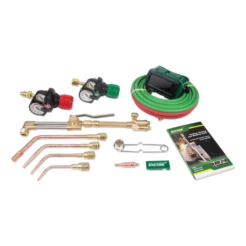 Journeyman EDGE 2.0 Cutting, Heating and Welding Outfit, CGA 540/CGA 510 Inlet, 3 in Welding Capacity