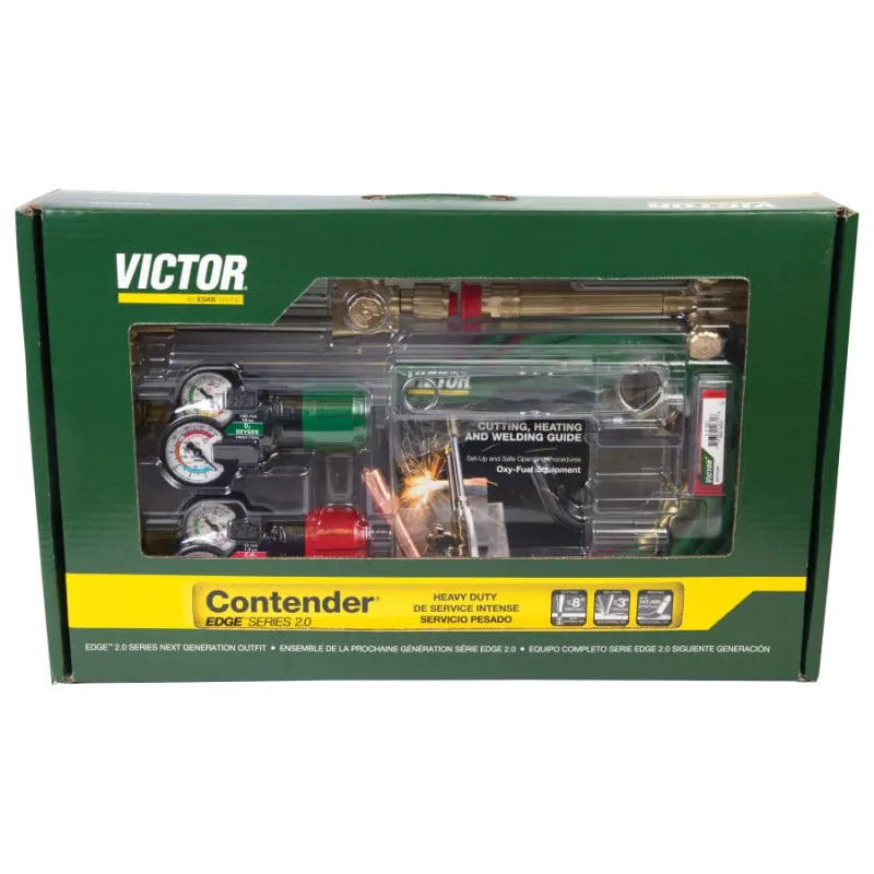Contender® EDGE™ 2.0 Cutting, Heating and Welding Outfit, Acetylene/Oxygen (341-0384-2130) - additional view 1