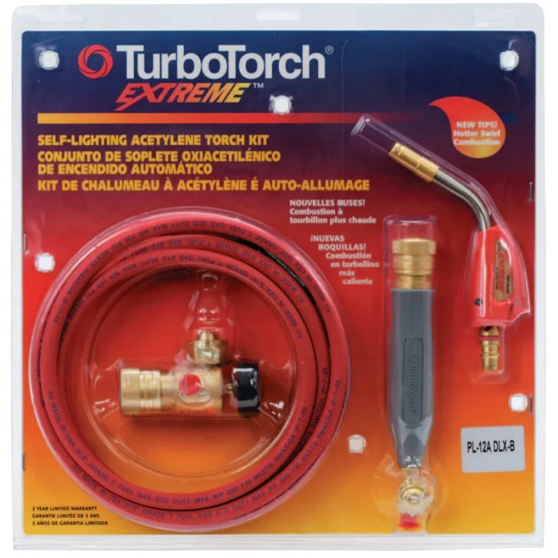 Torch Kit Swirls, Acetylene, PL-12DLX-B, B Tank