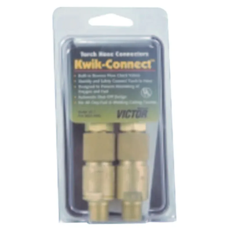 Kwik-Connect™ Torch Plain Pak, Brass, Any Fuel Gas, Oxygen, 9/16 in-18 R and L