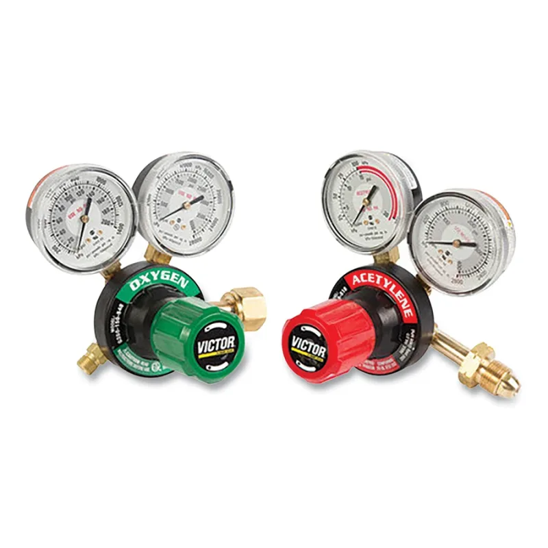 G350 Plus Single-Stage Regulator, Acetylene/Oxygen, 15 psig Outlet, 2000 psig Inlet, CGA 510/CGA 540, Dual Pk