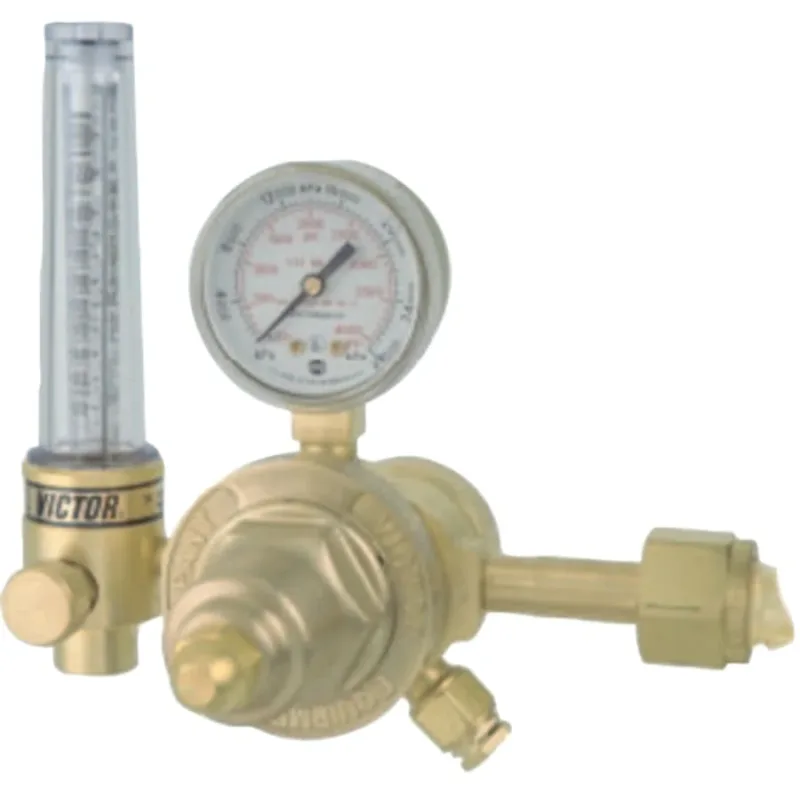 Professional Two Stage Flow Meters, Argon Helium, CGA 580, 3,000 psig inlet